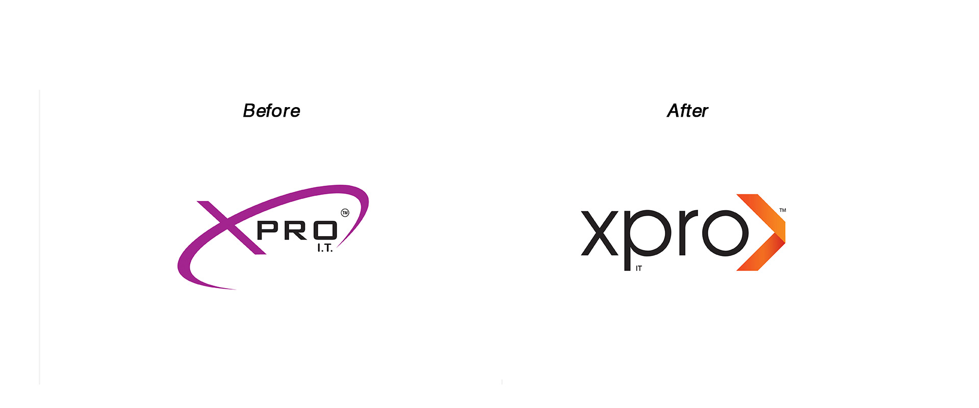Xpro Logo (Before & after )